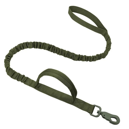 Durable Tactical Dog Collar Leash Set Adjustable Military Pet Collar Leash Medium/ Large Dog Training Accessories